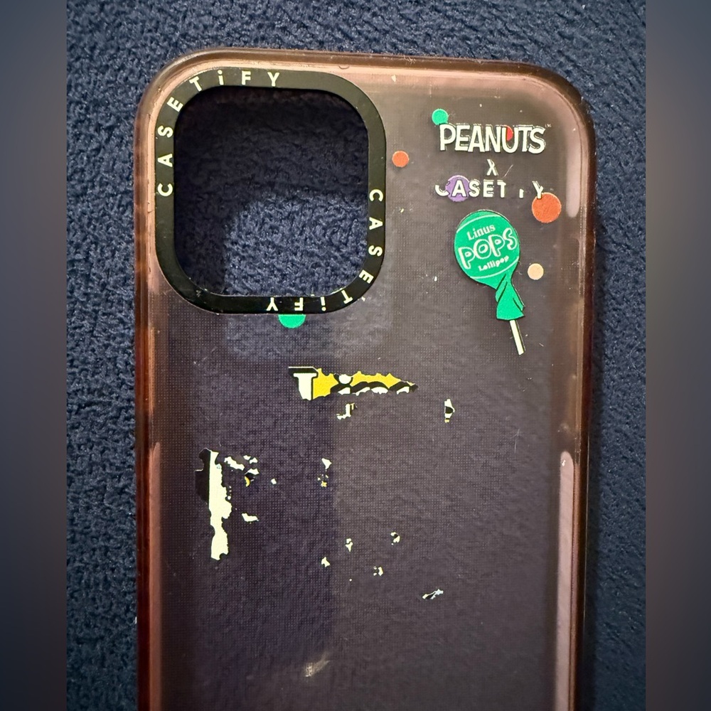 CASETiFY x PEANUTS iPhone 12 Pro Max case FAIR CONDITION (READ DESCRIPTION)